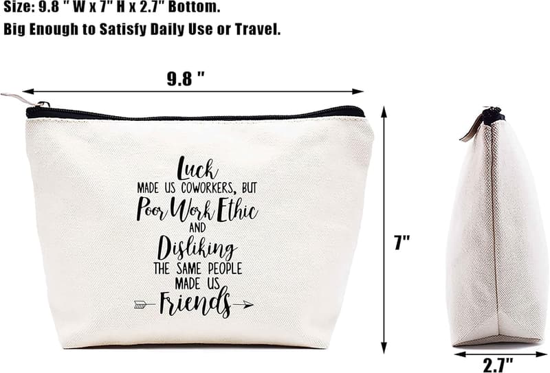 Farewell Gift Makeup Bag for Coworkers and Friends