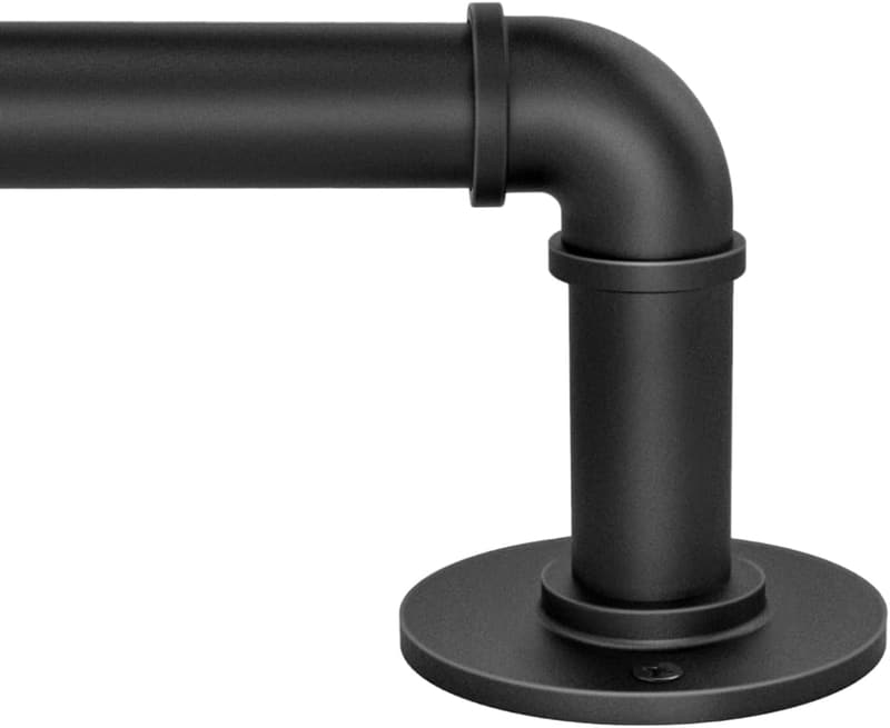 Blackout Wrap Around Curtain Rod, 28 to 48 Inches, Indoor/Outdoor