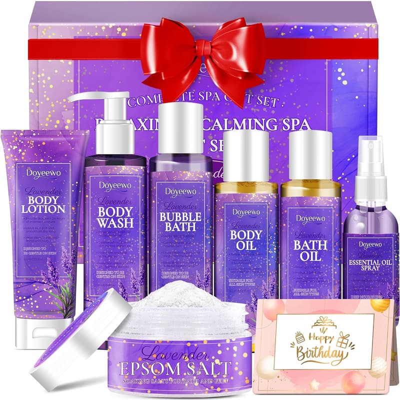 Relaxing Spa Gift Set for Women - Birthday & Self-Care Bundle