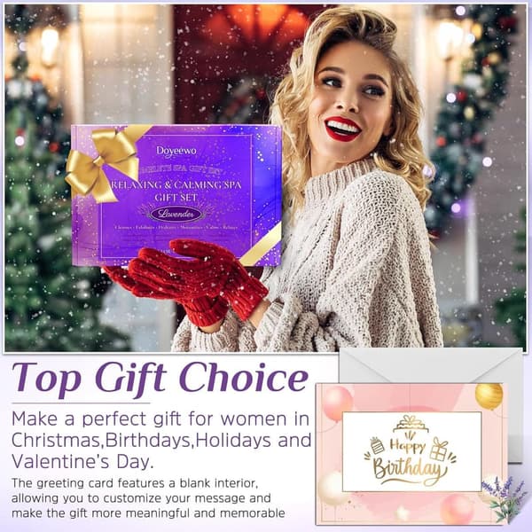 Relaxing Spa Gift Set for Women - Birthday & Self-Care Bundle