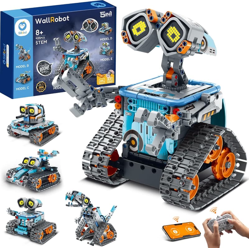 STEM Robot Building Kit with Remote Control for Kids 8-12