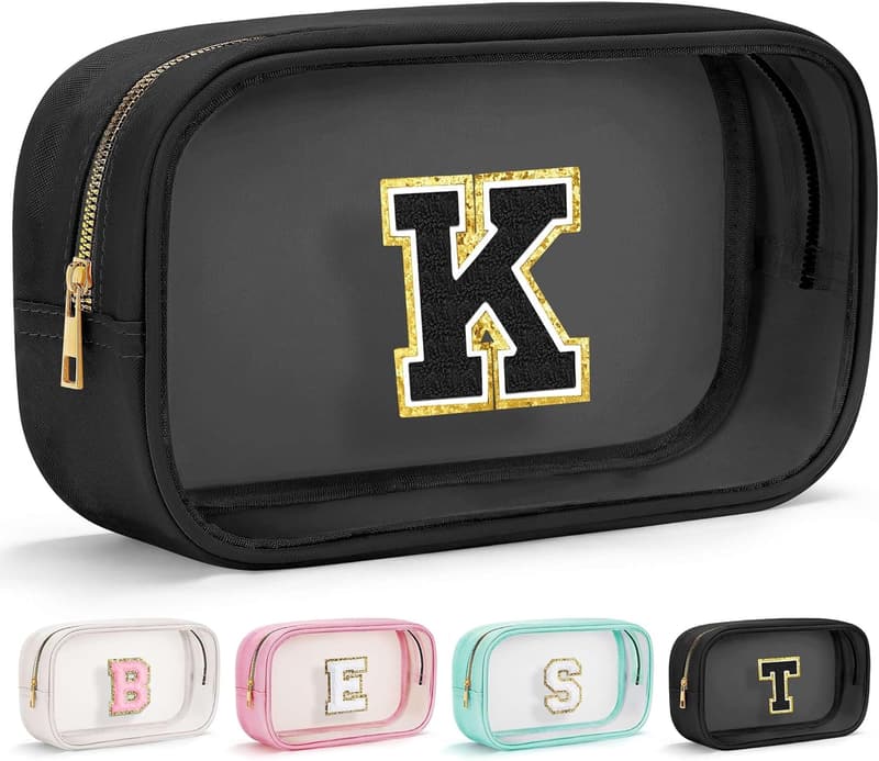 Birthday Travel Makeup Bag for Women - Clear Toiletry Organizer