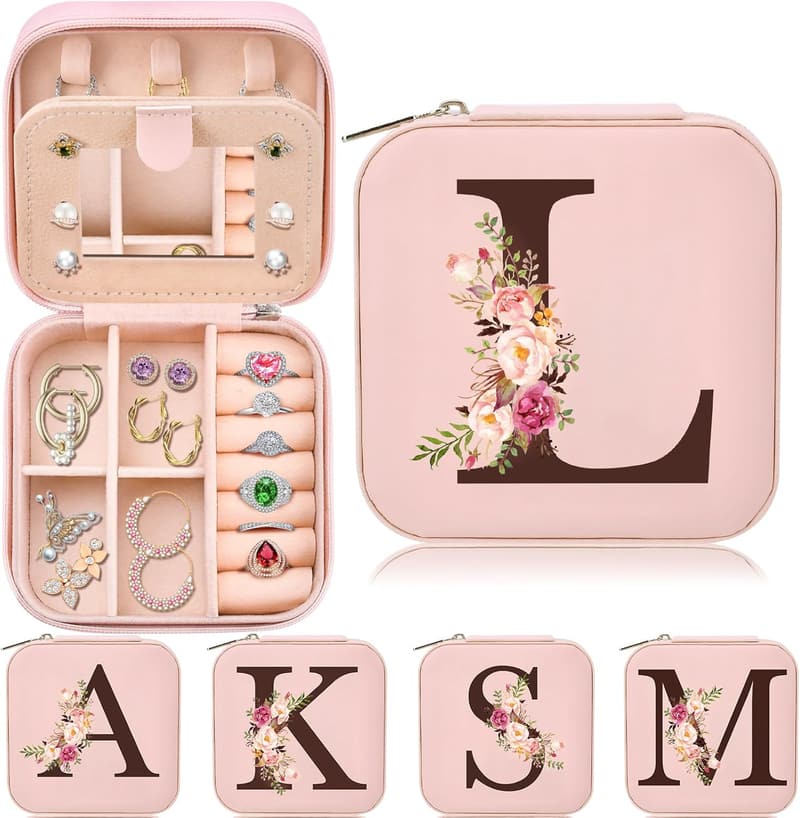 Personalized Travel Jewelry Box for Teen Girls