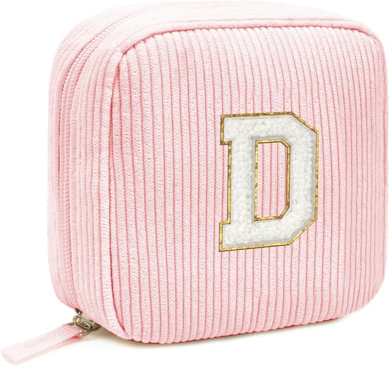 Personalized Monogram Makeup Bag for Women – Cute Travel Pouch