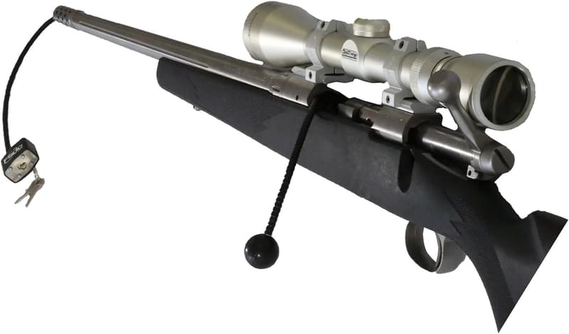 California DOJ-Approved Keyed Cable Gun Lock for Rifles & Shotguns