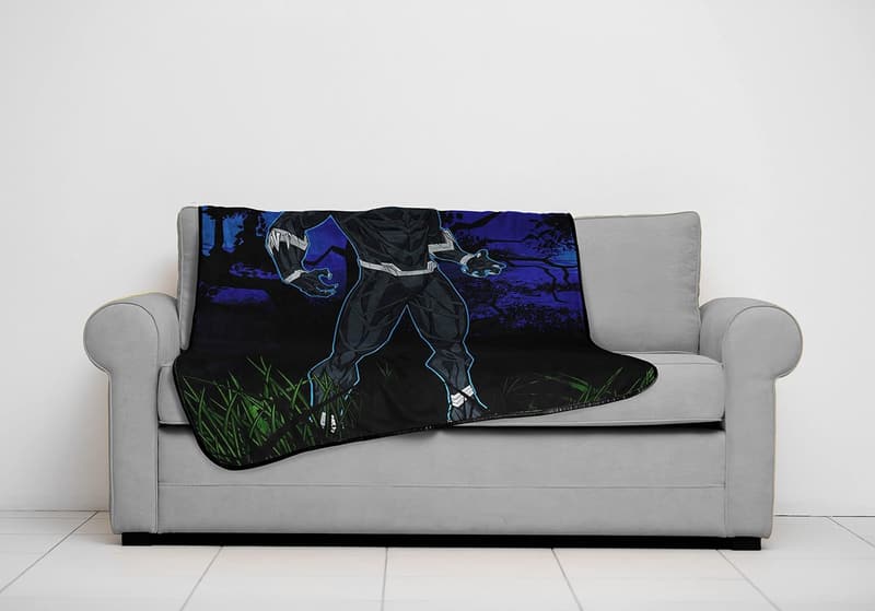 Black Panther Throw Blanket - Super Soft Fleece for Kids