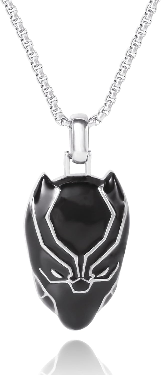 Men's Stainless Steel Marvel Hero Pendant Necklace - Spiderman & Thor