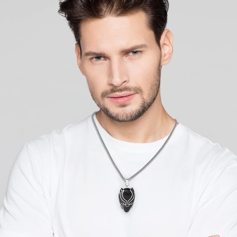 Men's Stainless Steel Marvel Hero Pendant Necklace - Spiderman & Thor