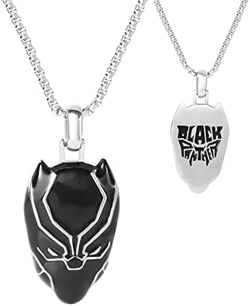 Men's Stainless Steel Marvel Hero Pendant Necklace - Spiderman & Thor