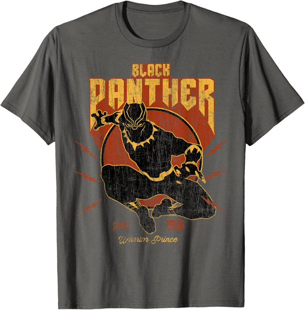 Black Panther Retro Vintage T-Shirt