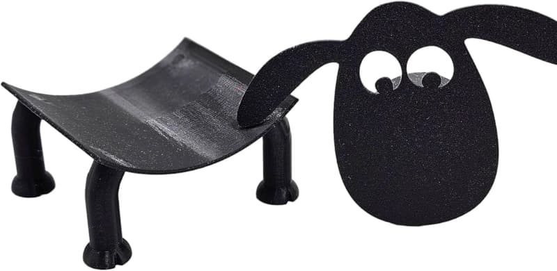 Unique Black Sheep Toilet Paper Roll Holder - Fun Bathroom Decor