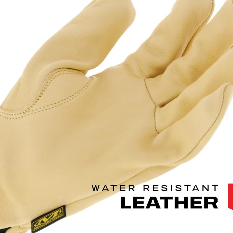 Durahide Water Resistant Leather Work Gloves - Tan, X-Large