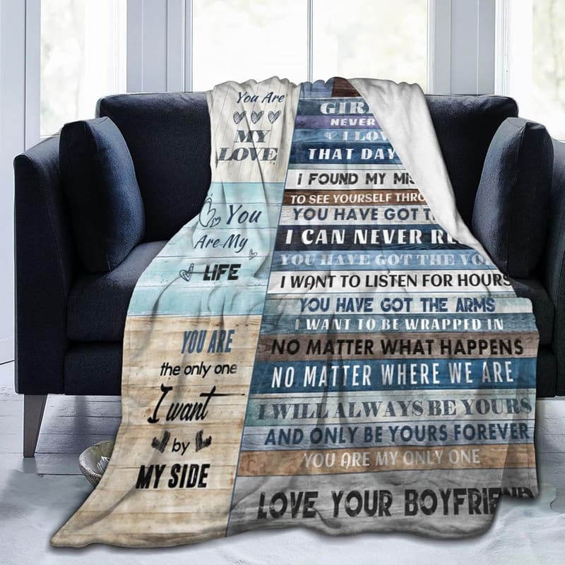 Anniversary Blanket for Girlfriend - 