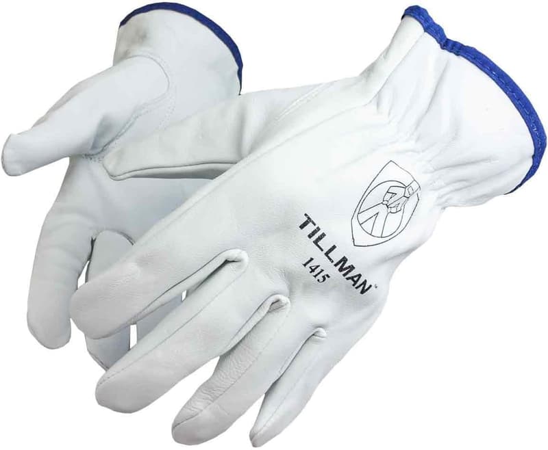 Goatskin Driving Gloves - Unlined, X-Large, White