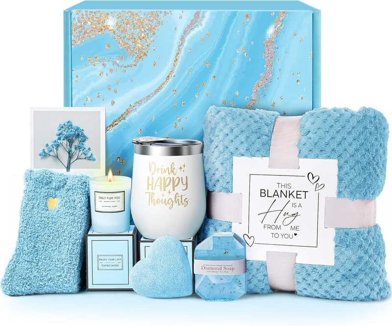 Luxury Ocean Spa Gift Basket for Mom - Self Care Get Well Soon