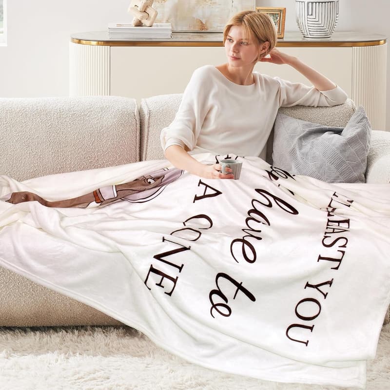 Get Well Soon Throw Blanket for Women – 60