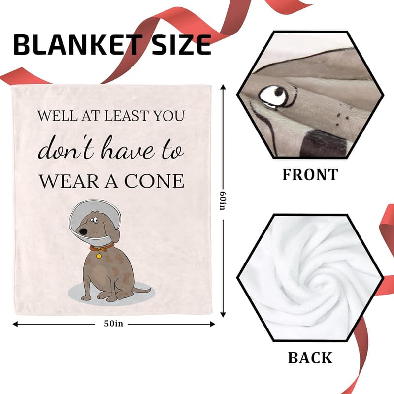 Get Well Soon Throw Blanket for Women – 60