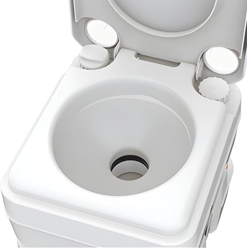 Portable 5.3 Gal Multifunctional Toilet for Camping & RVs