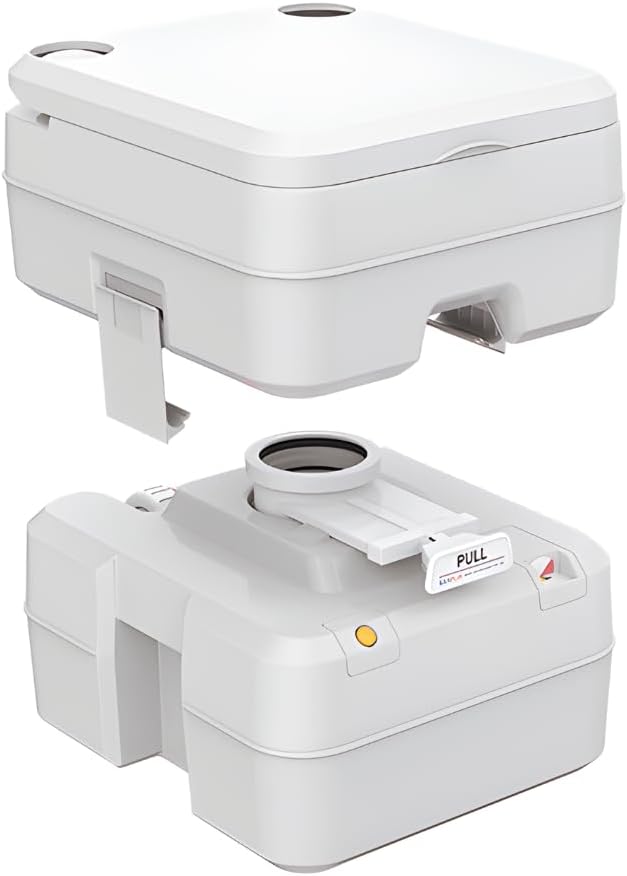 Portable 5.3 Gal Multifunctional Toilet for Camping & RVs