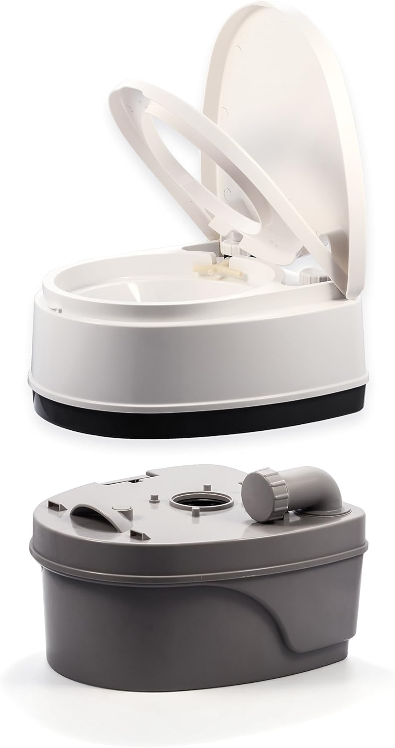 Portable Travel Toilet for Camping & RV - 5.3 Gallon