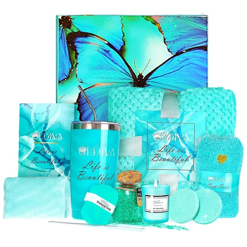 Spa Self-Care Gift Set for Women - 11-Piece Birthday Kit