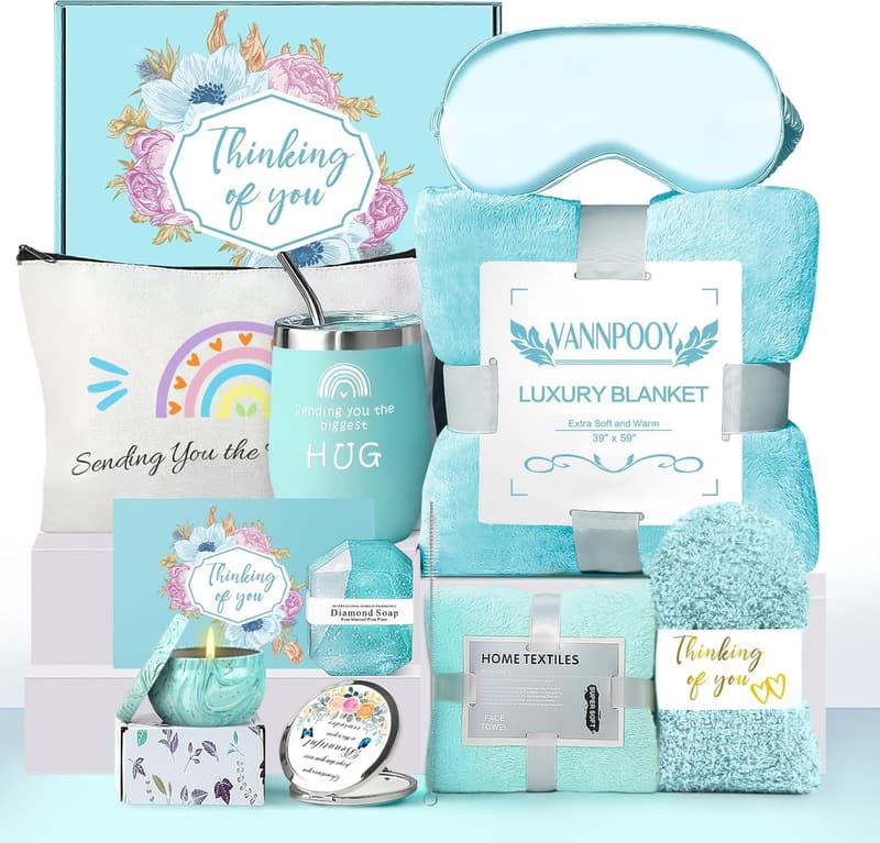 Get Well Gift Basket for Women - Relaxing Spa Self-Care Set