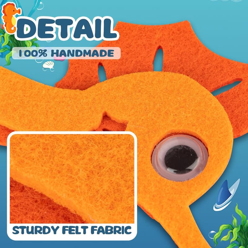 Under the Sea Party Felt Fabric Headbands - Ocean Animal Theme