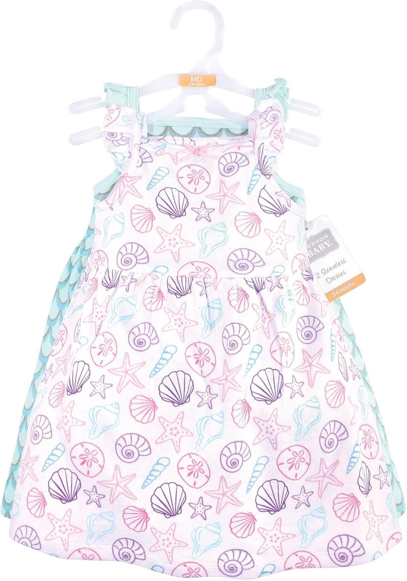 Cotton Dresses for Baby Girls by Hudson Baby