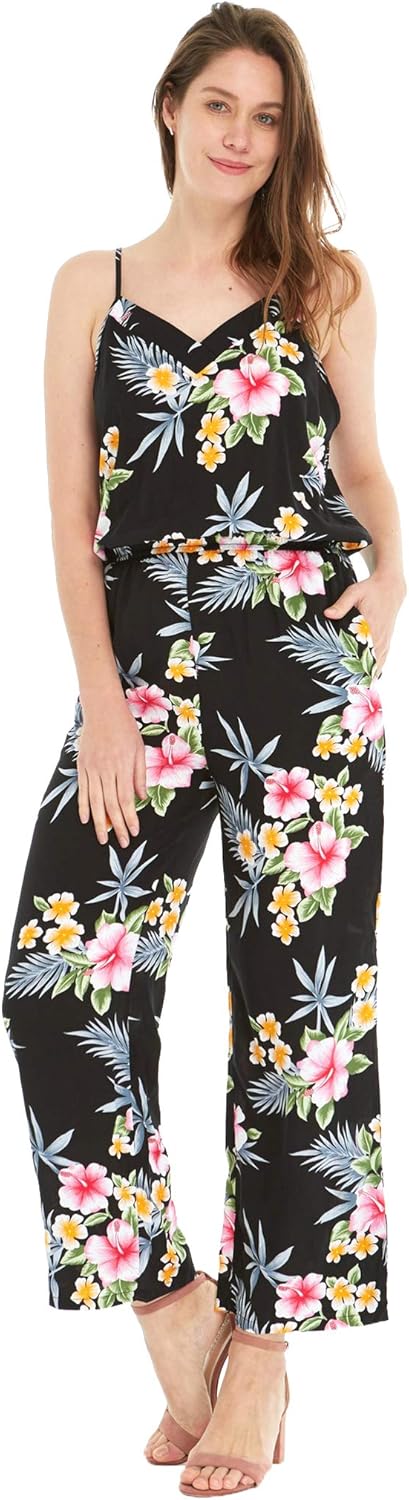 Hawaiian Luau Family Clothing Set in Black Hibiscus