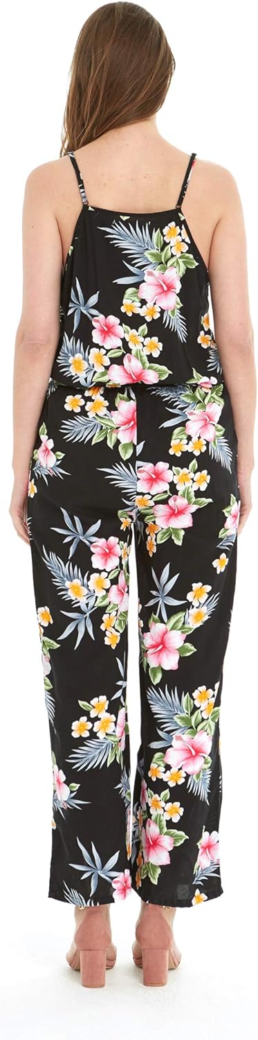 Hawaiian Luau Family Clothing Set in Black Hibiscus