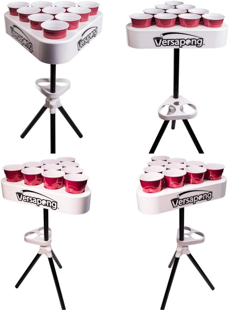 Portable Beer Pong Table with Backpack Case and Balls