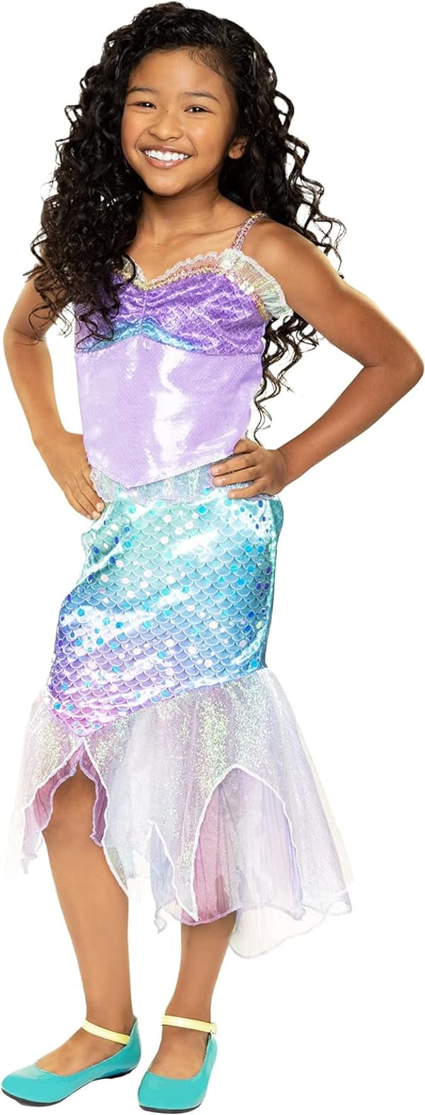 Ariel's 2-Piece Mermaid Dress Outfit for Girls