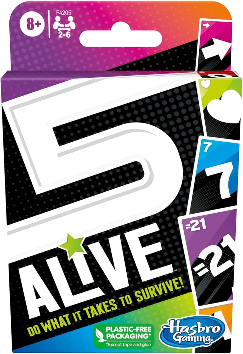 5 Alive Card Game - Fast-Paced Family Fun for Ages 8+