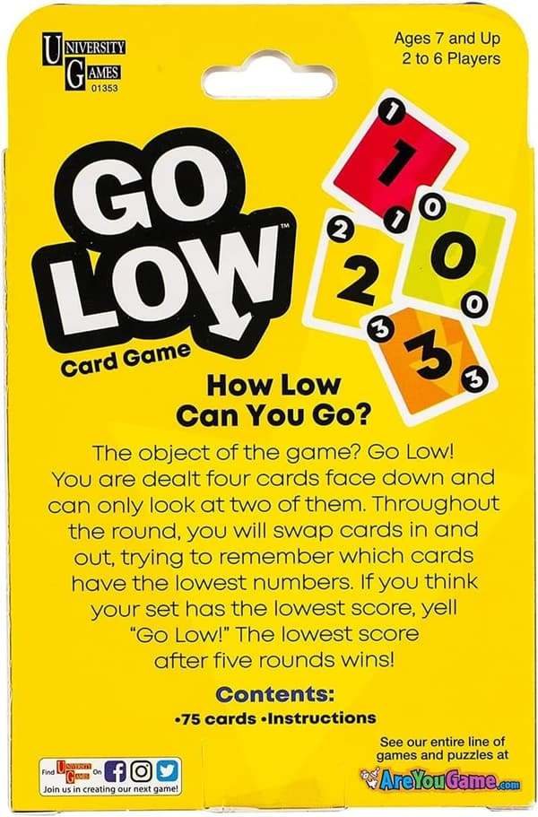 Go Low Card Game - Compact Fun for Friends and Family