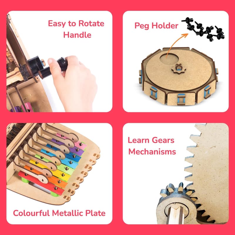 STEM Music Machine Building Kit for Kids 8+