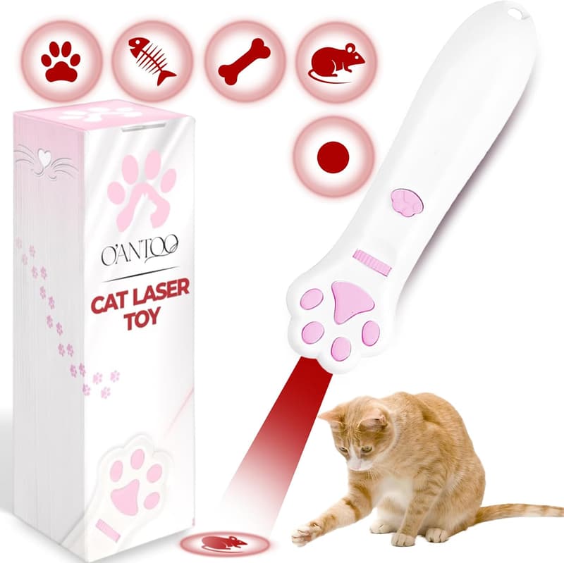 Interactive Wall Projector Cat & Dog Toy - 5 Designs