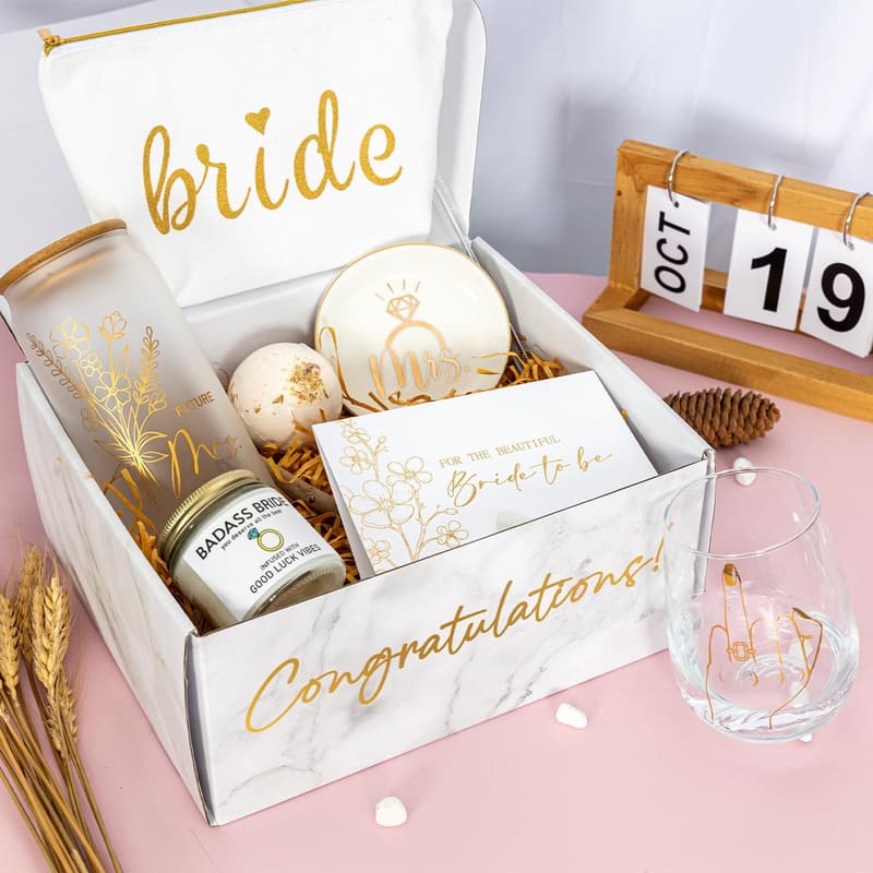Bride-to-Be Gift Box for Bridal Shower and Engagement