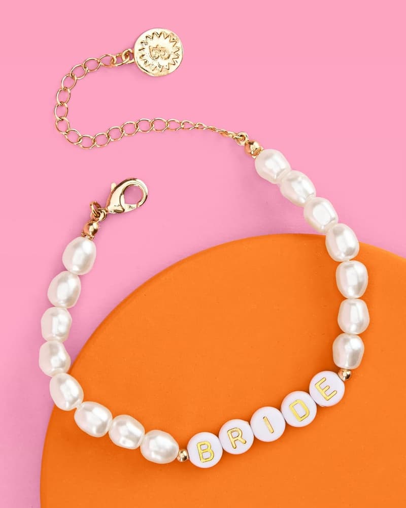 Bride Pearl Beaded Bracelet | 7