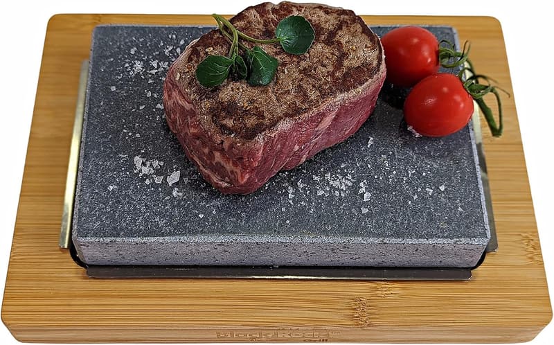 Restaurant-Grade Black Stone Cooking Set for Perfect Steak Sizzles