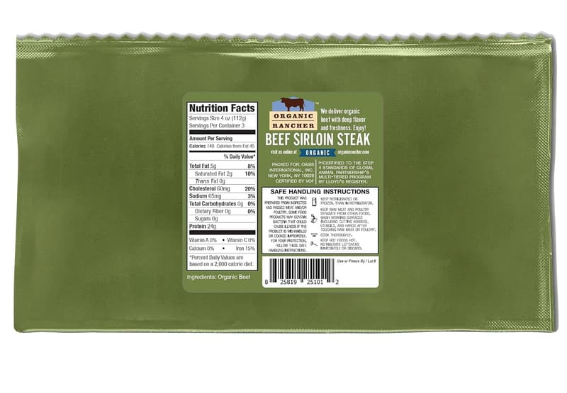 Organic Top Sirloin Steak, 12 oz - Sustainable Rancher Beef