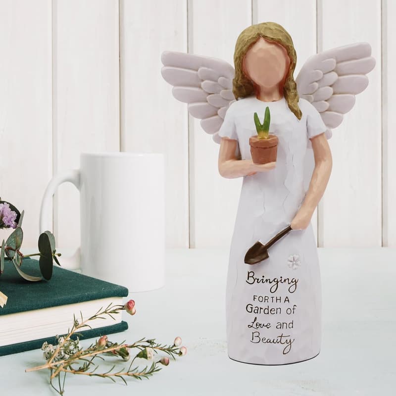 Unique Garden Angel Figurine for Women Gardeners