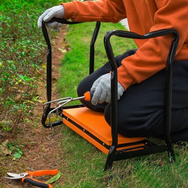 Foldable Garden Kneeler Seat for Seniors and Gardening Enthusiasts