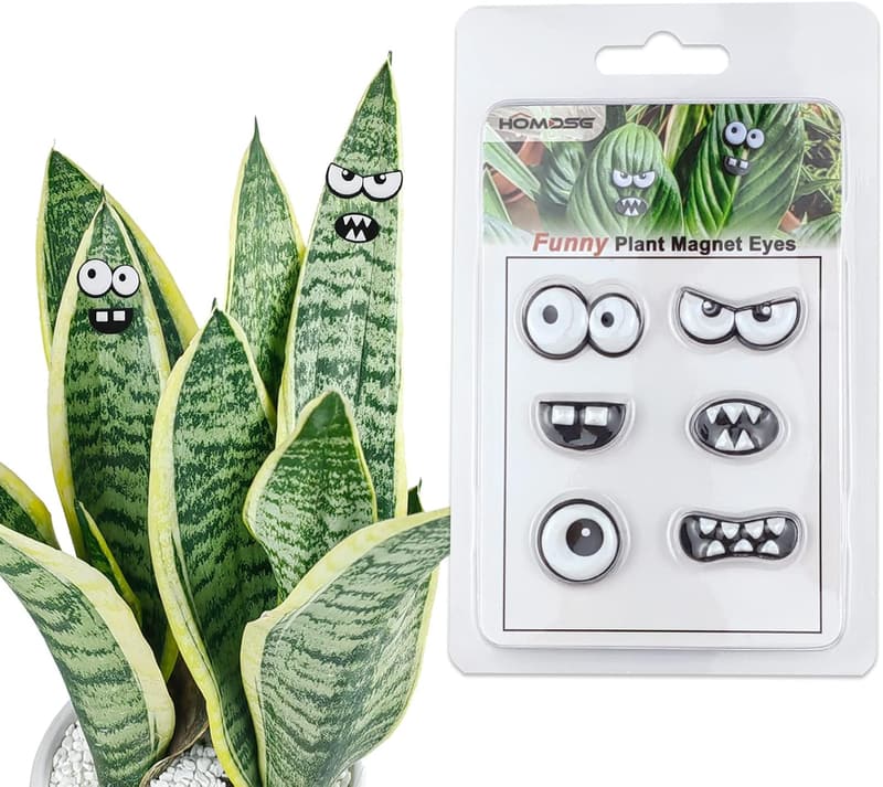 Funny Monster Plant Magnets - Safe Pins for Plant Lovers