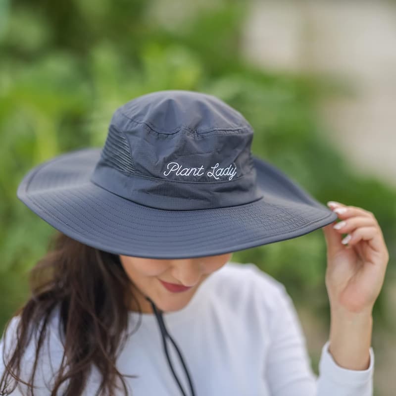 Waterproof Wide Brim Gardening Hat for Women - Plant Lady Gift