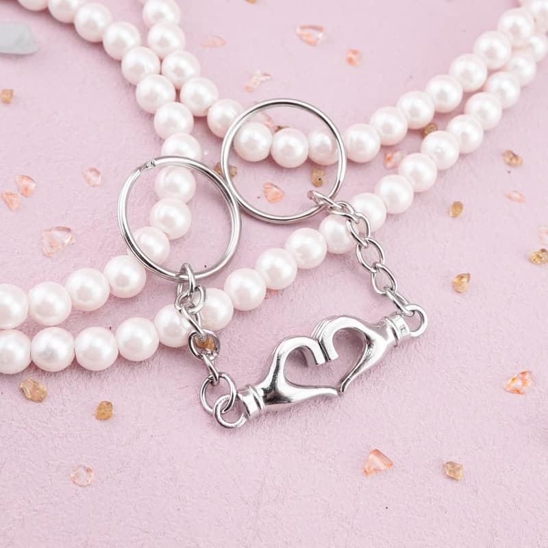Magnetic Keychain for Couples - Anniversary & Birthday Gift