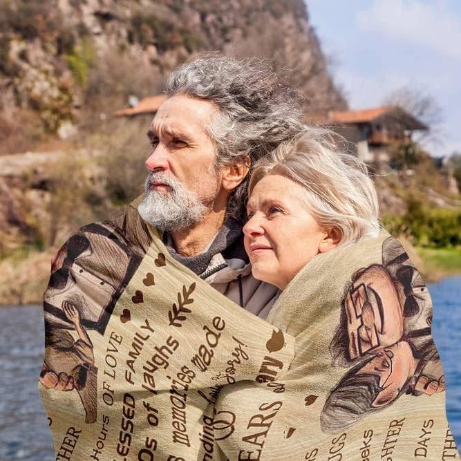 40th Anniversary Blanket Gift, 60”x50”, for Couples