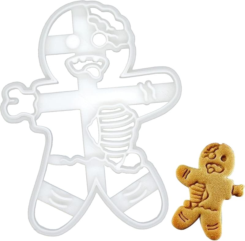 Zombie Gingerbread Man Cookie Cutter - 1 Piece