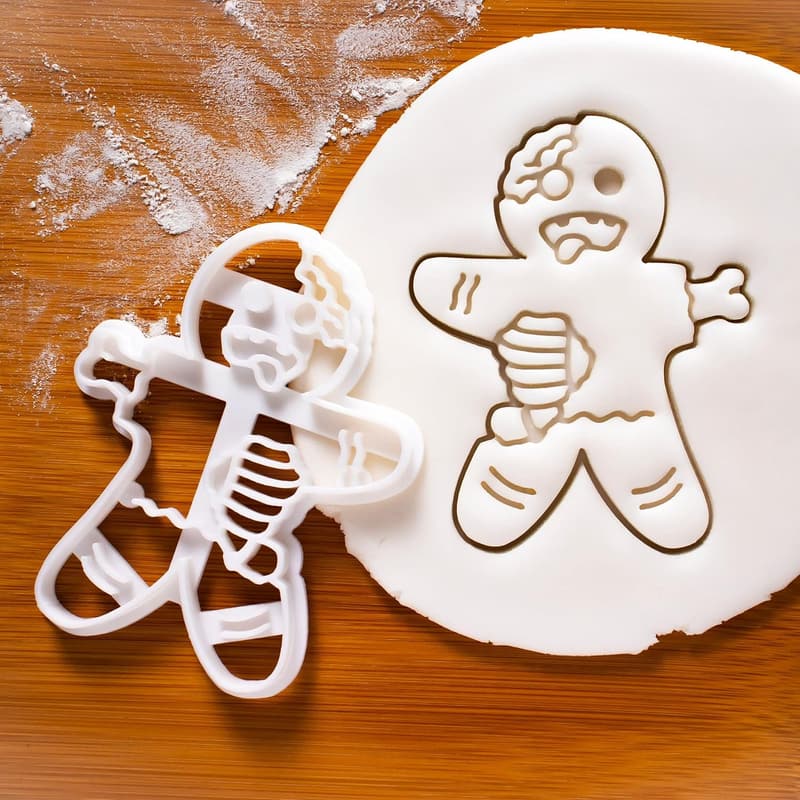 Zombie Gingerbread Man Cookie Cutter - 1 Piece