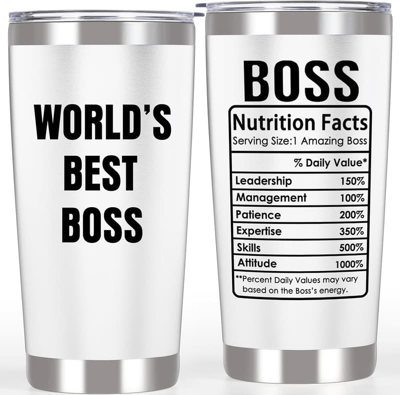 Happy Boss's Day Mug Tumbler - Funny Gift for Boss