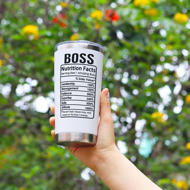 Happy Boss's Day Mug Tumbler - Funny Gift for Boss